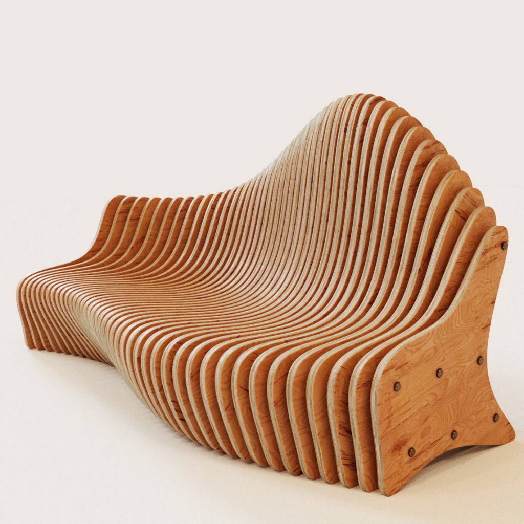 Параметрические скамейки Parametric Bench